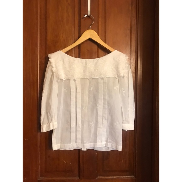 Salmon and Greene Ltd Tops - Vintage Salmon and Greene Ltd Sailor Blouse XS